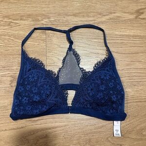 Victoria's Secret Deep Blue Lace Bralette